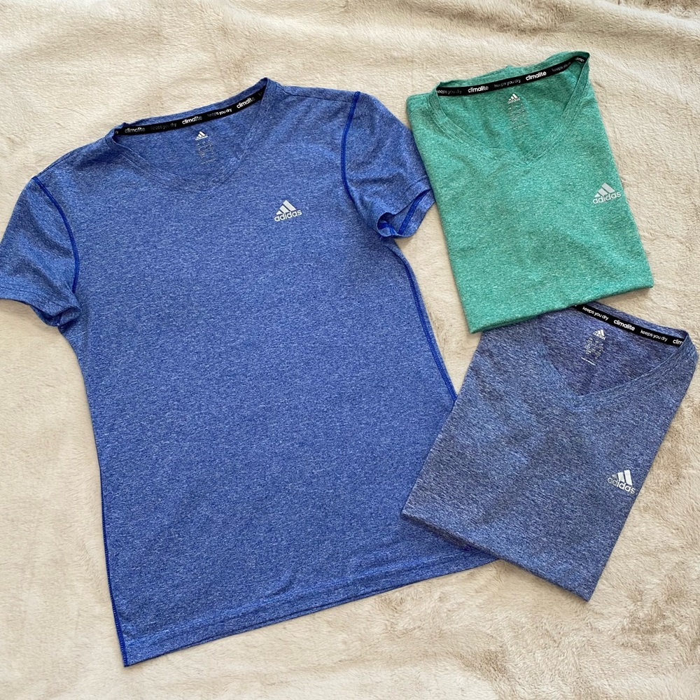Adidas womens dri fit tees - 3 for $15